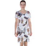 Hufflepuff Pattern Short Sleeve Nightdress