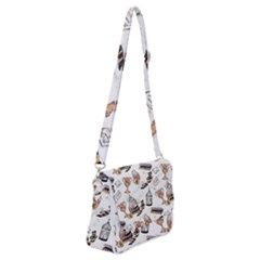 Shoulder Bag with Back Zipper 