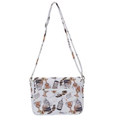 Shoulder Bag with Back Zipper 