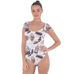 Short Sleeve Leotard  