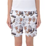 Hufflepuff Pattern Women s Basketball Shorts