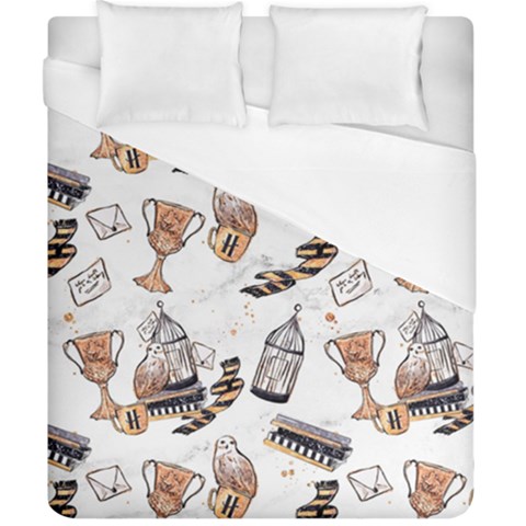 Hufflepuff Pattern Duvet Cover (California King Size) from ArtsNow.com