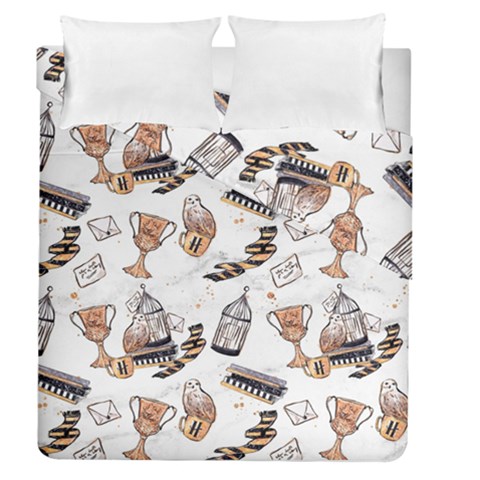 Hufflepuff Pattern Duvet Cover Double Side (Queen Size) from ArtsNow.com