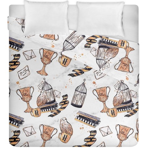 Hufflepuff Pattern Duvet Cover Double Side (King Size) from ArtsNow.com