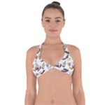 Hufflepuff Pattern Halter Neck Bikini Top