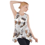 Hufflepuff Pattern Side Drop Tank Tunic