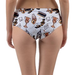 Reversible Mid-Waist Bikini Bottoms 