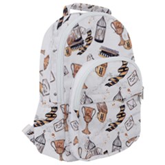 Rounded Multi Pocket Backpack 