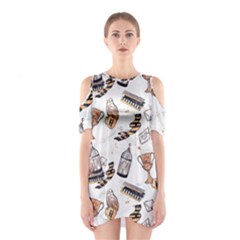 Shoulder Cutout One Piece Dress 