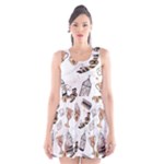 Hufflepuff Pattern Scoop Neck Skater Dress