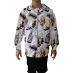 Hufflepuff Pattern Kids  Hooded Windbreaker