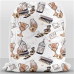 Hufflepuff Pattern Drawstring Bag (Large)