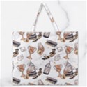 Zipper Large Tote Bag 