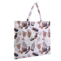 Zipper Large Tote Bag 