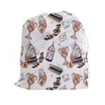 Hufflepuff Pattern Drawstring Pouch (XXL)