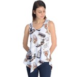Hufflepuff Pattern Sleeveless Tunic