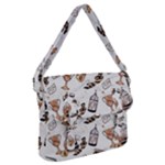 Hufflepuff Pattern Buckle Messenger Bag