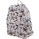 Hufflepuff Pattern Top Flap Backpack