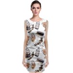 Hufflepuff Pattern Classic Sleeveless Midi Dress