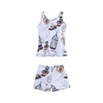 Hufflepuff Pattern Kids  Boyleg Swimsuit