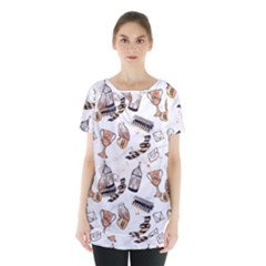Skirt Hem Sports Top 