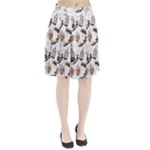 Hufflepuff Pattern Pleated Skirt