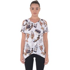 Cut Out Side Drop T-Shirt 