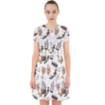 Hufflepuff Pattern Adorable in Chiffon Dress