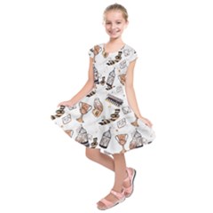 Kids  Short Sleeve Dress 