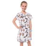 Hufflepuff Pattern Kids  Drop Waist Dress
