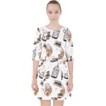 Hufflepuff Pattern Pocket Dress