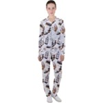 Hufflepuff Pattern Casual Jacket and Pants Set