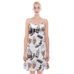 Hufflepuff Pattern Spaghetti Strap Velvet Dress