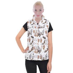 Hufflepuff Pattern Women s Button Up Vest from ArtsNow.com
