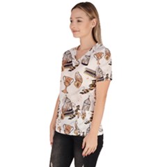 Women s V-Neck Scrub Top 