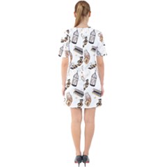 Sixties Short Sleeve Mini Dress 
