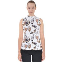 Mock Neck Shell Top 