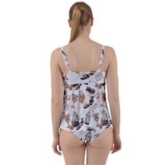 Twist Front Tankini Set 