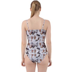 Cut Out Top Tankini Set 