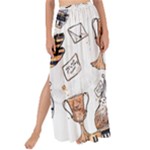 Hufflepuff Pattern Maxi Chiffon Tie-Up Sarong