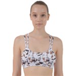 Hufflepuff Pattern Line Them Up Sports Bra
