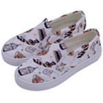 Hufflepuff Pattern Kids  Canvas Slip Ons