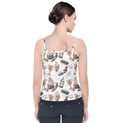 Velvet Spaghetti Strap Top 