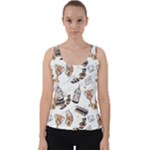 Hufflepuff Pattern Velvet Tank Top