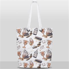 Full Print Rope Handle Tote (Small) 
