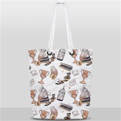 Full Print Rope Handle Tote (Small) 
