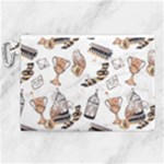 Hufflepuff Pattern Canvas Cosmetic Bag (XL)