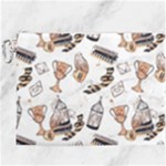 Hufflepuff Pattern Canvas Cosmetic Bag (XXXL)