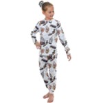 Hufflepuff Pattern Kids  Long Sleeve Set 