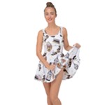 Hufflepuff Pattern Inside Out Casual Dress